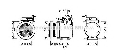 Компрессор, кондиционер AVA QUALITY COOLING HYK260