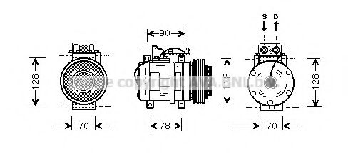 Компрессор, кондиционер AVA QUALITY COOLING MSK275