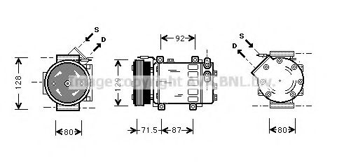 Компрессор, кондиционер AVA QUALITY COOLING RTAK281