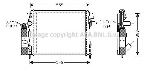 модуль охлаждения AVA QUALITY COOLING RTM323