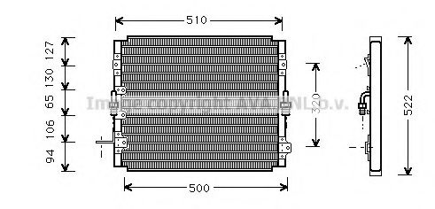 Конденсатор, кондиционер AVA QUALITY COOLING TO5244