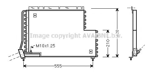 Конденсатор, кондиционер AVA QUALITY COOLING VO5131