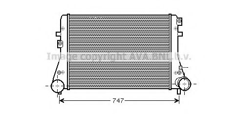 Интеркулер AVA QUALITY COOLING VWA4306