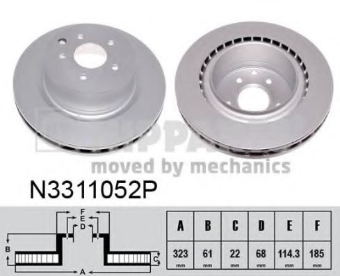 Тормозной диск NIPPARTS N3311052P