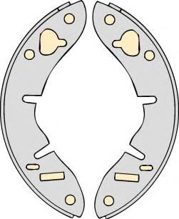 Комплект тормозных колодок MGA M531