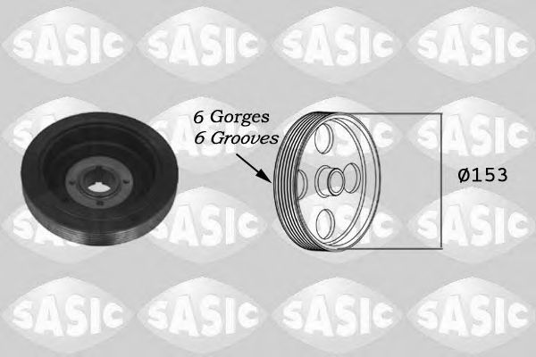 Ременный шкив, коленчатый вал SASIC 5150K40