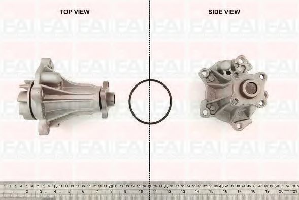 Водяной насос FAI AutoParts WP2934