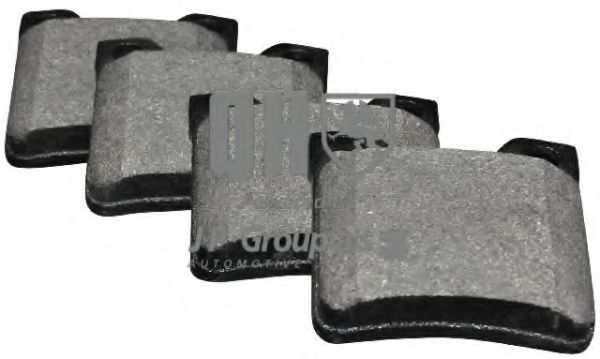 Комплект тормозных колодок, дисковый тормоз JP GROUP 4163701419