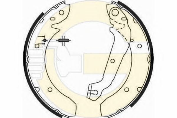 Комплект тормозных колодок GIRLING 5161661