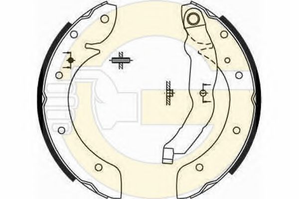 Комплект тормозных колодок GIRLING 5185671