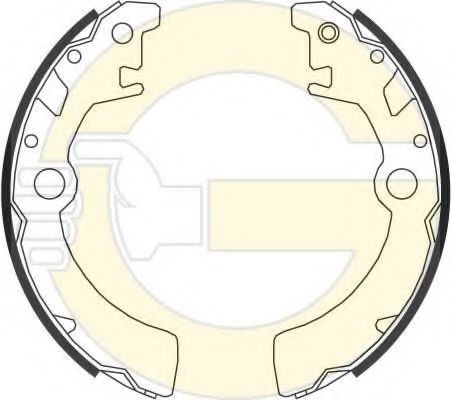 Комплект тормозных колодок GIRLING 5186519