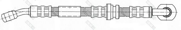 Тормозной шланг GIRLING 9004431