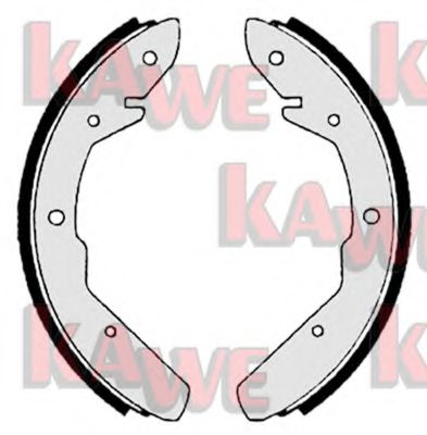 Комплект тормозных колодок KAWE 04080