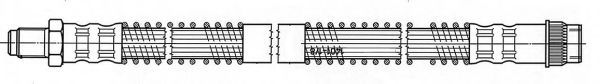 Тормозной шланг KAWE 512187