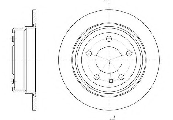 Тормозной диск KAWE 6309 00