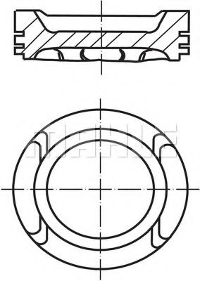 Поршень MAHLE ORIGINAL 030 60 12