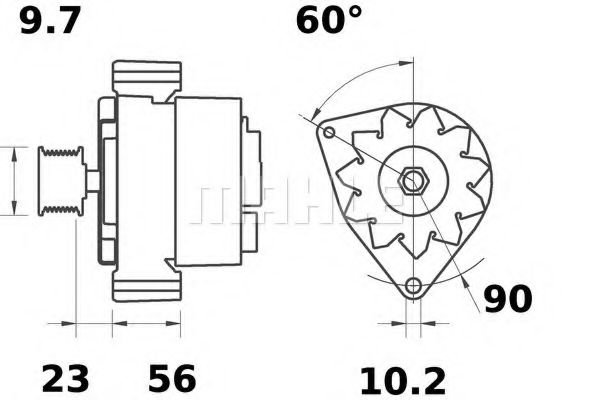 Генератор MAHLE ORIGINAL MG 431