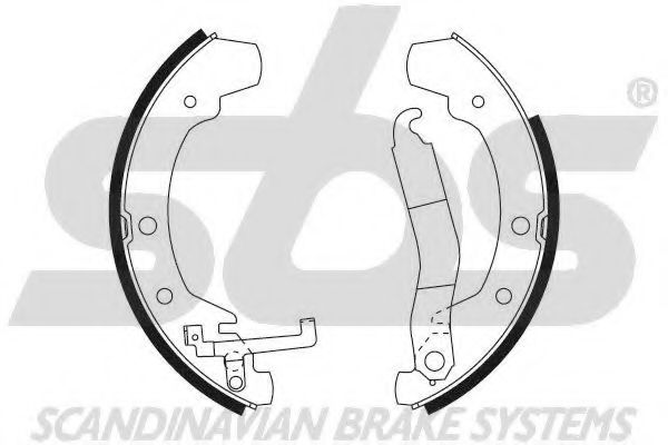Комплект тормозных колодок sbs 18492747295