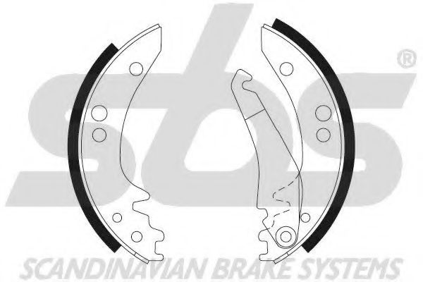 Комплект тормозных колодок sbs 18492733656