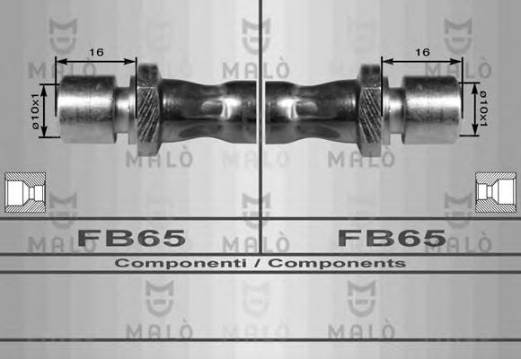 Тормозной шланг MALÒ 80112