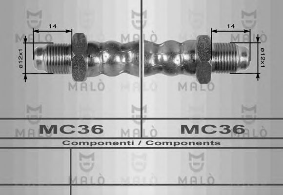 Шланг сцепления MALÒ 8378