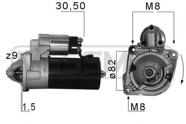 Стартер MESSMER 220679