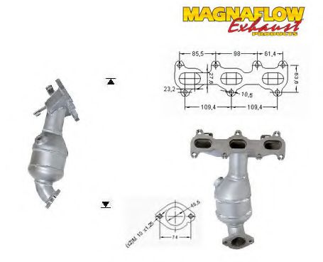 Катализатор MAGNAFLOW 83425