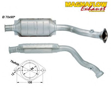 Катализатор MAGNAFLOW 80916