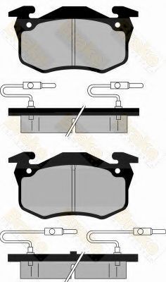 Комплект тормозных колодок, дисковый тормоз Brake ENGINEERING PA352