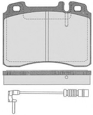 Комплект тормозных колодок, дисковый тормоз RAICAM RA.0480.2
