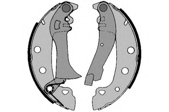 Комплект тормозных колодок DELPHI 1314