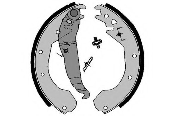 Комплект тормозных колодок QUINTON HAZELL 686