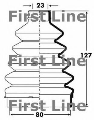 Пыльник, приводной вал FIRST LINE FCB6099