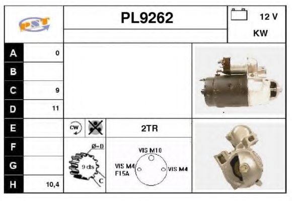 Стартер ACDelco 1109024