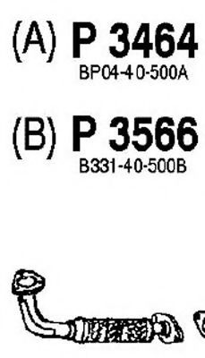 Труба выхлопного газа FENNO 3566