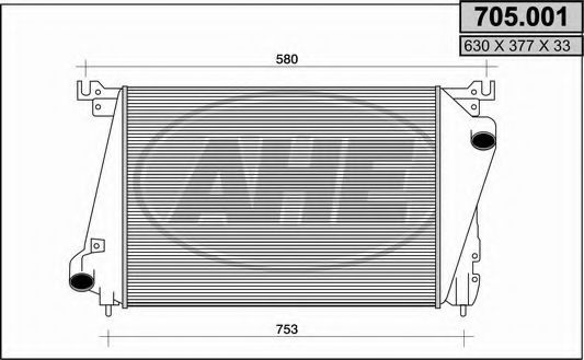 Интеркулер AHE 705.001
