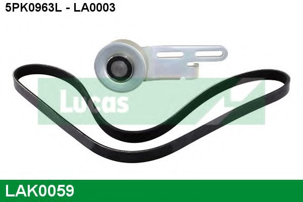 Поликлиновой ременный комплект LUCAS ENGINE DRIVE LAK0059