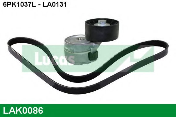 Поликлиновой ременный комплект LUCAS ENGINE DRIVE LAK0086