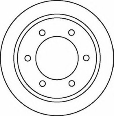 Тормозной диск LUCAS DF2765
