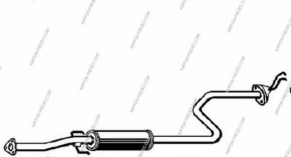 Система выпуска ОГ NPS H430A22