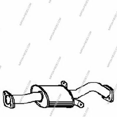 Система выпуска ОГ NPS M430I142