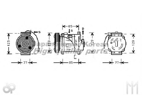 Компрессор, кондиционер ASHUKI M550-07O