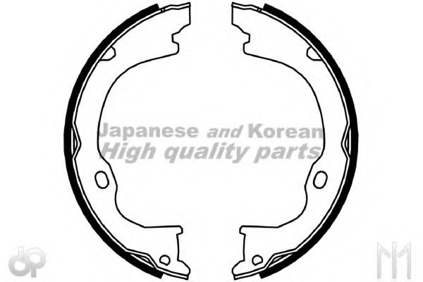 Комплект тормозных колодок ASHUKI US104114