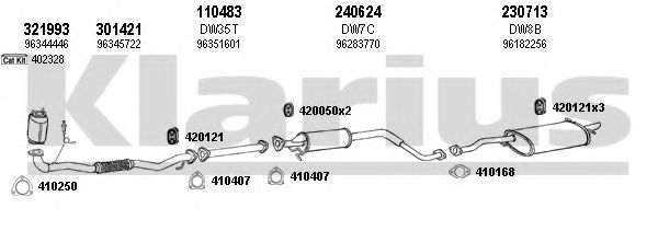 Система выпуска ОГ KLARIUS 310032E