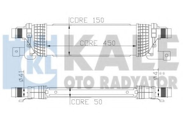 Интеркулер KALE OTO RADYATÖR 346800