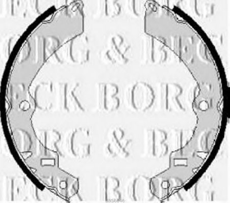 Комплект тормозных колодок BORG & BECK BBS6046