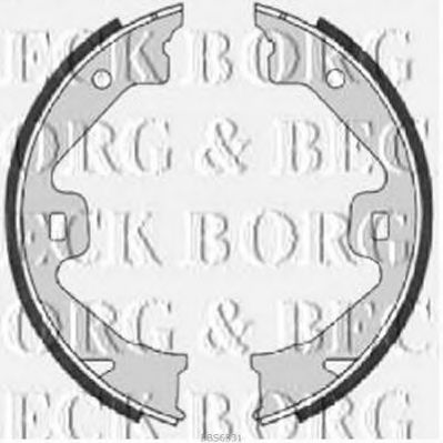 Комплект тормозных колодок BORG & BECK BBS6331