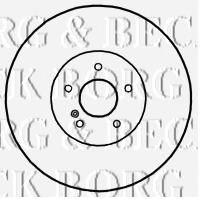 Тормозной диск BORG & BECK BBD4679