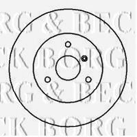 Тормозной диск BORG & BECK BBD4231