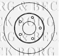 Тормозной диск BORG & BECK BBD4327